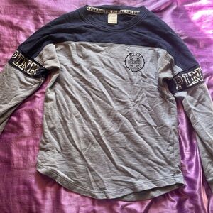 Navy and blue Victoria’s Secret long sleeve shirt